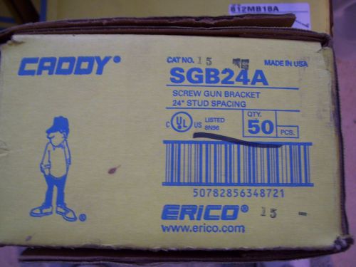 One box of 32 - new - caddy enrico #sgb24a screw gun brackets for sale