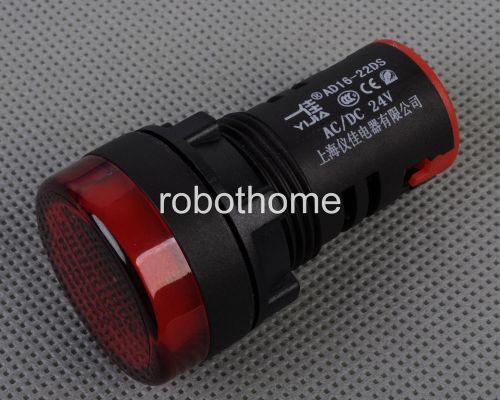 Red 24v 22 mm hole ad16-22ds led signal indicator for sale