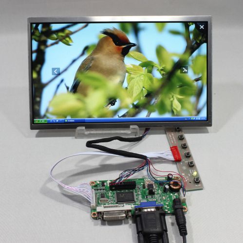 Dvi+vga lcd controller board +10.1inch 1024*600lcd pane b101aw03 ltn101nt02 lcd for sale