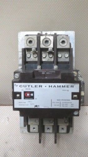 CUTLER HAMMER CONTACTOR 350 AMP 600 VAC 3 PHASE 120 V COIL MODEL C832LN1