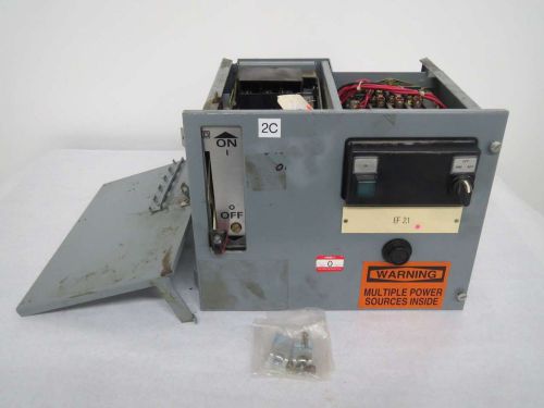 Square d 8536 sdo1 starter size2 600v 25hp disconnect fusible mcc bucket b334201 for sale
