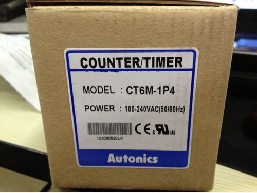 NEW Original AUTONICS counter CT6 (CT6M-1P4) IN BOX