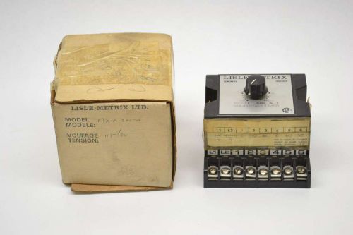 New lisle-metrix mx-a-3000-a solid state 0-300s sec 115v-ac timer b442706 for sale
