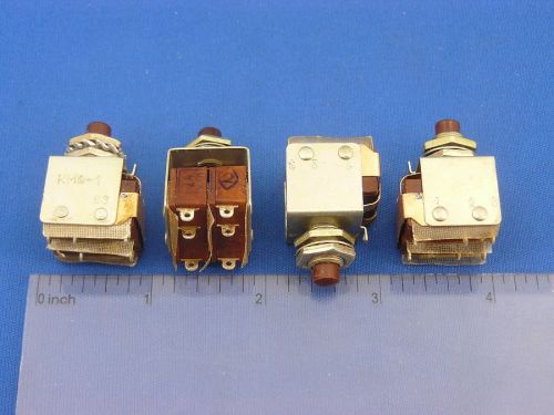 2x  USSR Push-button switch KM2-1 NOS Military Grade Dual Button