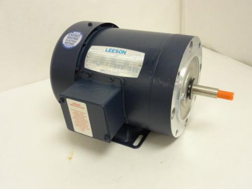 145078 new-no box, leeson 113028 ac motor 3/4 hp 208-230/460v 3450 rpm for sale