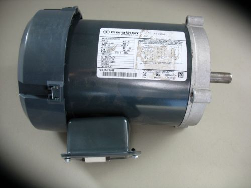 New Marathon 1/2 HP Electric A-C Motor 5K35MNB114A K254 ~ 208-230/460 1725 RPM