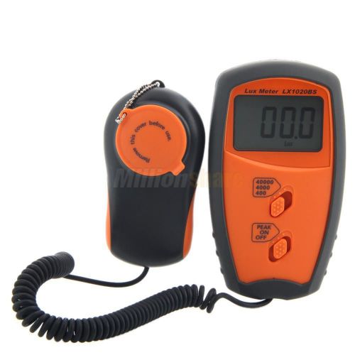 Handheld 0.1-200,000lux digital lcd light meter tester photometer luxmeter for sale