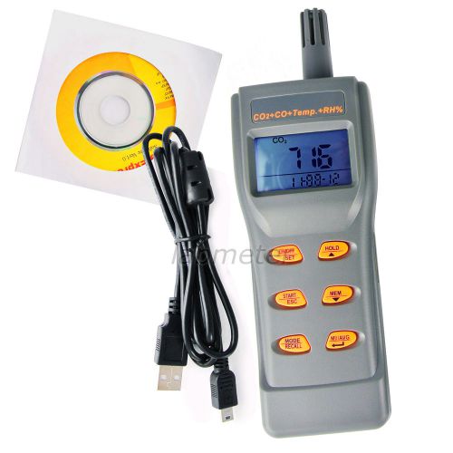 Digital IAQ Monitor CO2 Health Temperature Humidity Meter Thermometer Hygrometer