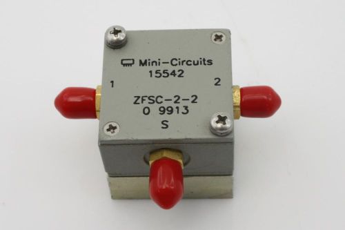 Mini-circuits coaxial power splitter/combiner 2way-0° 50ohm 10-1000mhz vhf uhf for sale