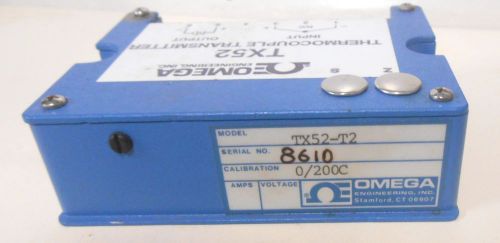 OMEGA TX52-T2 THERMOCOUPLER TRANSMITTER - (used)