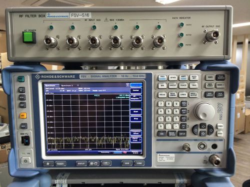 Rohde &amp; schwarz fsv13 signal and spectrum analyzer with fsv-s16 for sale