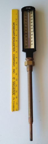 Vintage 1955 art deco nos gotham instruments thermometer thermowell 30°f-240°f for sale