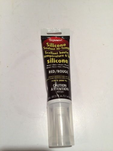 Imperial Silicone Hi-temp Sealant Stoves Red Tube