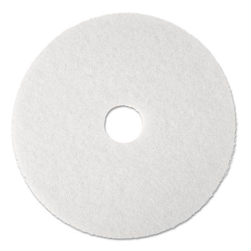 3m mmm08483 super polish floor pad 4100 19&#034; white 5 count for sale