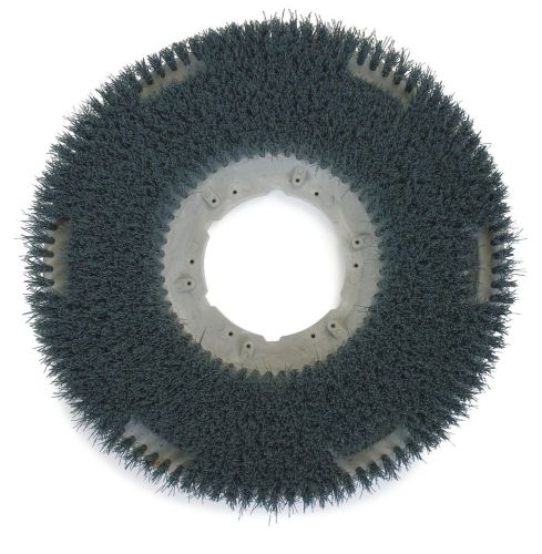 CARLISLE  Grit Cleaning Rotary Brush, Light Cleaning 13-1/2&#034; Green 361350G18-5N
