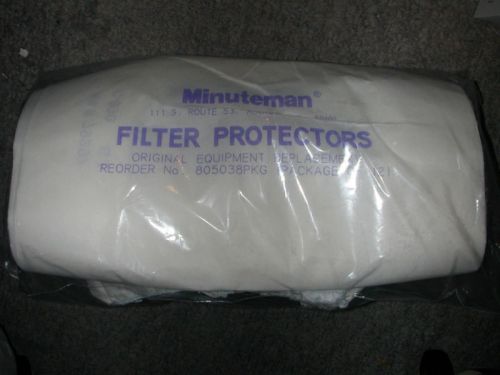 (12) hako minuteman 805038pkg filter protectors bags for sale