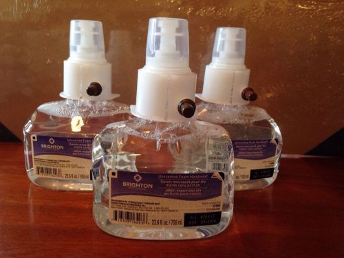 3/Case Brighton Professional Foam Soap, Unscented, Refill, 700 ml. (21895)