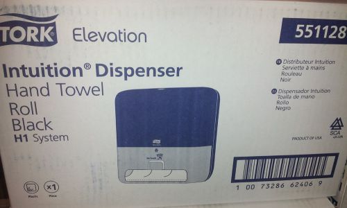 Tork elevation intuition hand towel dispenser roll black 5511281 for sale