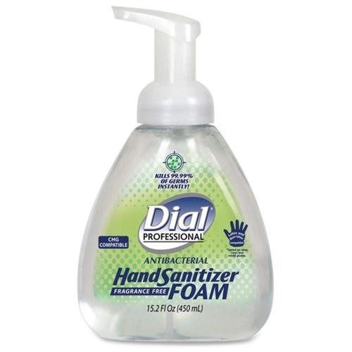 Dial® professional antibacterial foaming hand sanitizer, 15.2 oz pump bottle,  4 for sale
