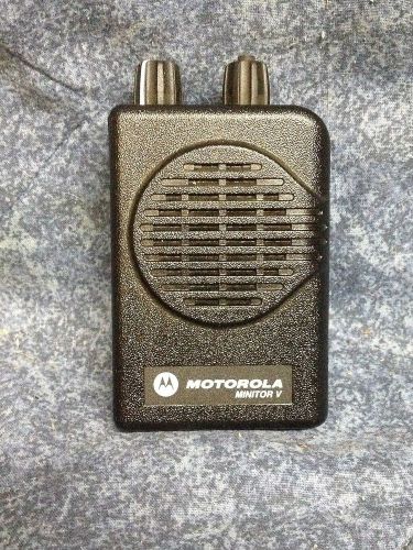 Motorola minitor v fire pager – vhf |model #a03kms7239bc| ::immaculate:: for sale