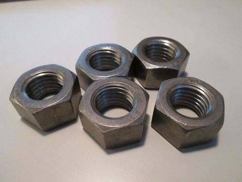 1&#034;-8 316ss hex nut lot of 5 for sale