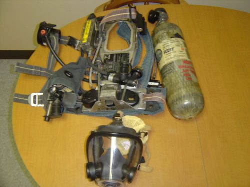Scott 4.5 scba with cylinder and facepiece for sale