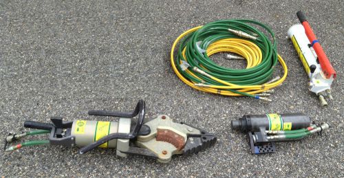 Phoenix rescue equipment jaws of life cutter ram hoses manual pump for sale