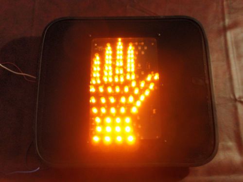 Led crosswalk red hand and walking man combo pedestrian traffic signal for sale