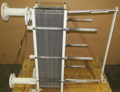 Swep gx 18 nt 75 12 128 °c 10 bar plate type heat exchanger 73 37&#034; x 10&#034; plates for sale