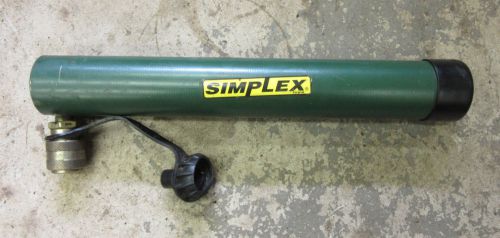 QUANTITY AVAILABLE!  Simplex R1012 Hydraulic Cylinder 10 Ton 12&#034; Stroke Enerpac