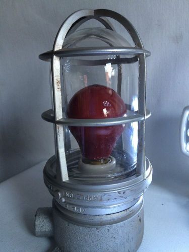 Appleton form 100 explosion proof light globe cage and form 100-200 light base for sale