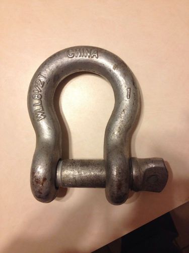 8 1/2T WLL 1&#034; Towing Clevis Shackle with Screw Pin !!
