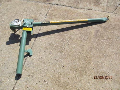 Thern davit crane winch assembly manually operated 360# lifting capacity new for sale