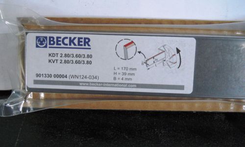BECKER 90133000004 SET OF CARBON VANES  FOR KVT3.60 VACUUM PUMP AND OTHERS