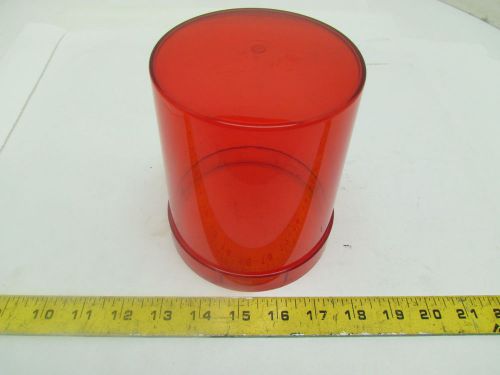 Replacement lens dome light cover snow plow caution red 5&#034; od warning strobe for sale