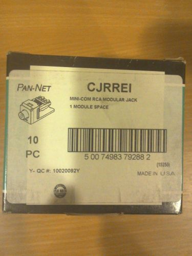 Panduit CJRREI Mini-Com RCA Modular Jack *NEW*