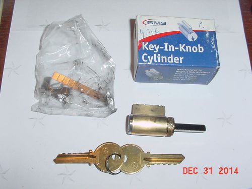 Locksmith nos grade 2 gms key in knob 26d kik cylinder w/ 2 ya8 ob keys for sale