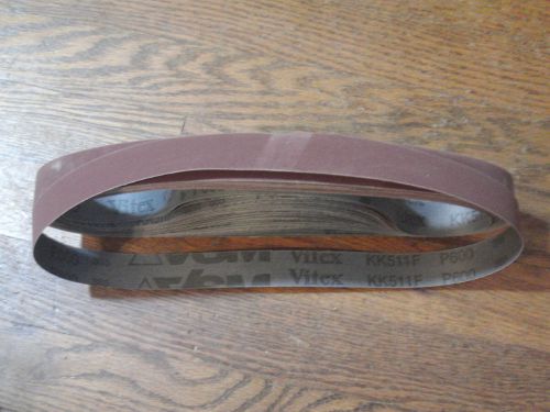 (10) sanding belts 1&#034; x 42&#034; vsm kk511f  800 grit for sale