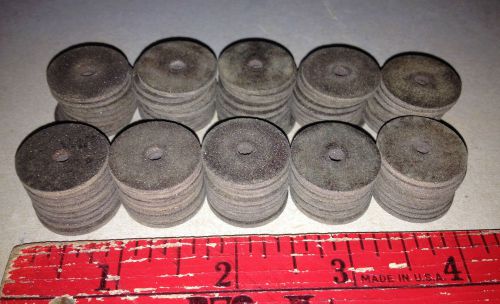 Pack of 100 Grinding/ Cut Off Wheels for Dremel 3/4&#034;Dx1/16&#034;thick x1/8 Arbor, NOS