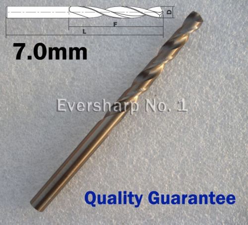 Lot 1pcs cobalt drill bit m35 hss twist drill 7.0 mm(.2756&#034;) for stainless steel for sale