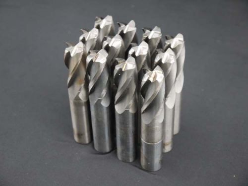 12x solid carbide 3/4&#034;x3/4&#034;x1-1/2&#034;x4&#034; 4 flute square center cutting end mill for sale