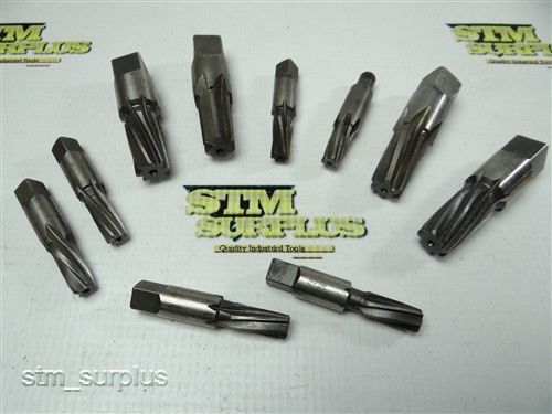 Nice lot of 10 hss pipe tap reamer 1/8&#034; to 3/8&#034; butterfield for sale