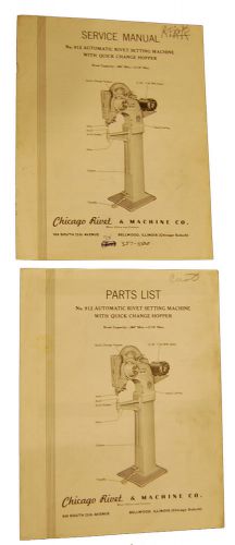 Chicago 912 Riveter Service and Parts Manual