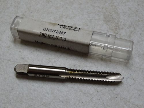 New greenfield m7 x 1.0 pitch d5 metric plug spiral point tap 7 mm 72457 usa for sale