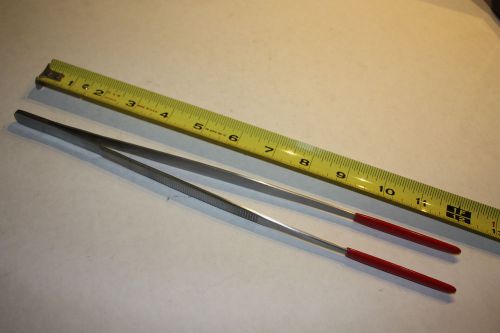 New stainless steel industrial forceps / tweezers 12&#034; long