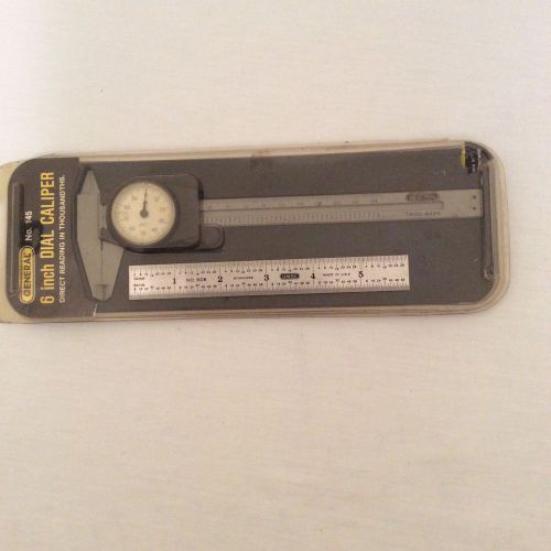 Dial Caliper 6 inch plastic made By General and 6&#034; Scale
