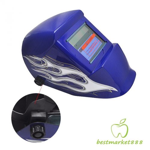 New solar auto darkening welding helmet arc tig mig mask grinding welder din 4 for sale