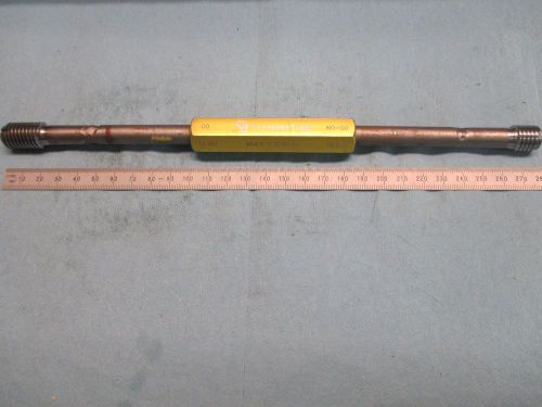 M14 x 2.00 6h extra deep hole metric thread plug gage p.d.&#039;s = 12.701 &amp; 12.913mm for sale