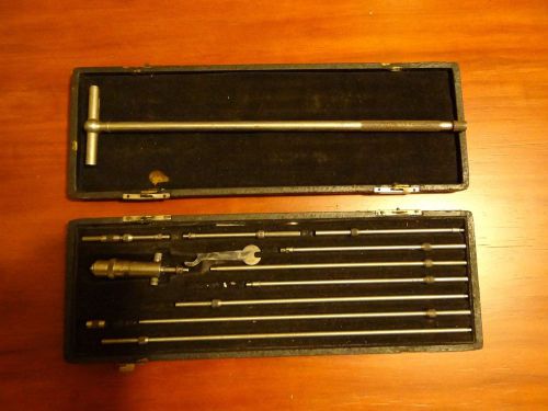 Starrett Inside Micrometer NO 124-A with Case vintage
