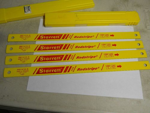 Starrett  #RS1410-5 Power Hacksaw Blades  Redstripe  4 blades.  14 inch   NEW